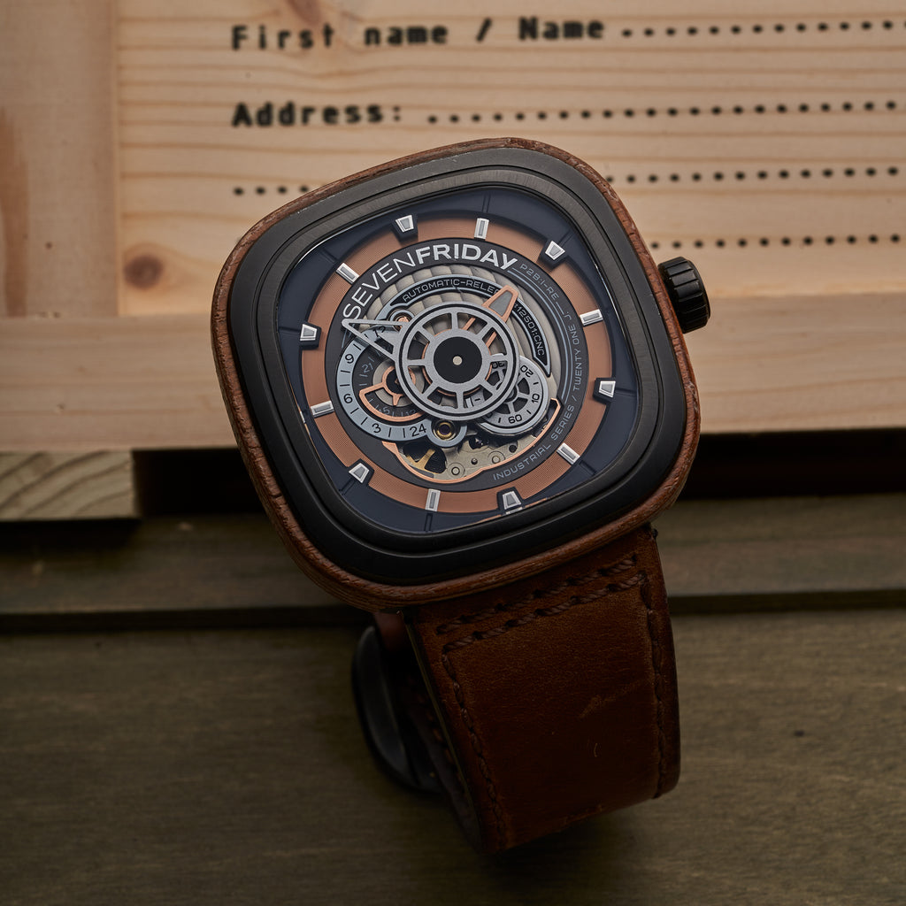 SEVENFRIDAY P2B/03 “Woody II” Limited Edition face