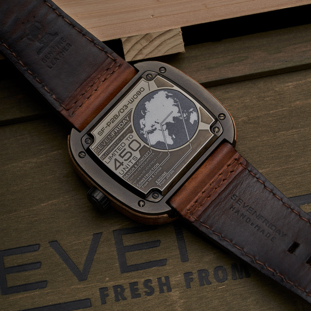SEVENFRIDAY P2B/03 “Woody II” Limited Edition case back